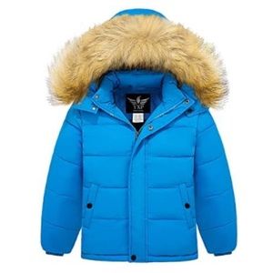 NWT Boy's Winter Thicken Coats Warm Puffer Parka